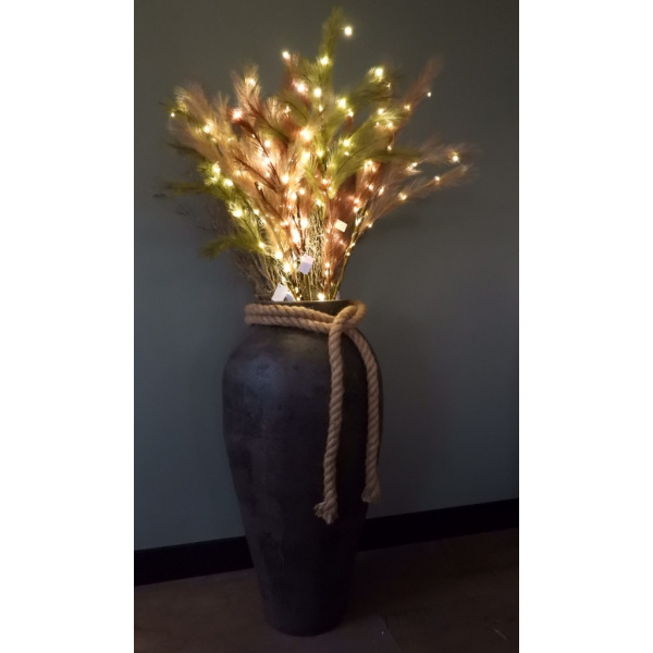 Decoratie Pluim/Tak Met Led Lampjes: Groen | Erve Smit Landelijke decoratie