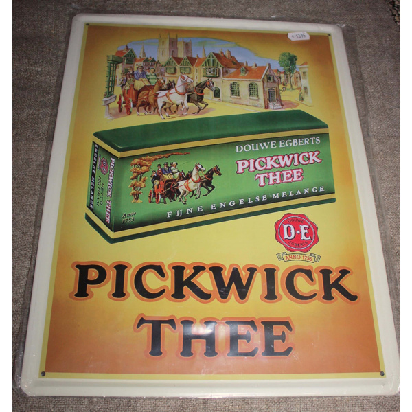 Reclamebord Pickwick Thee | Erve Smit Landelijke decoratie
