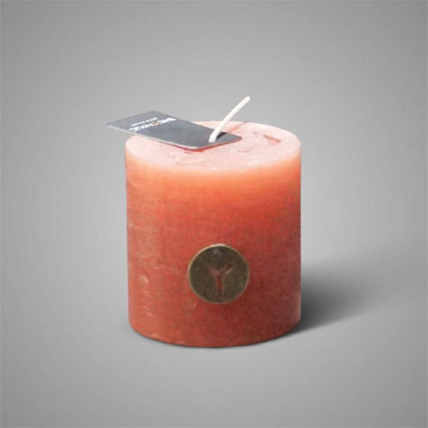 Rustic Candle Terra ⌀ 7 x H 7 | Erve Smit Landelijke decoratie