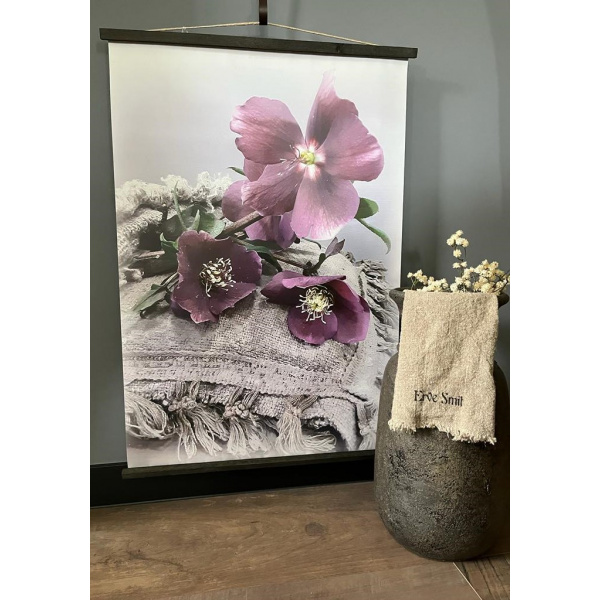 Tuinposter sierlatten Bloemen 60×80cm